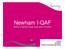 Newham I-QAF. Newham Integrated Quality Assessment Framework