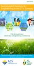 Sustainable Chemistry & Engineering in the 21st Century