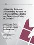 A Healthy Balance: A Summary Report on a National Roundtable on Caregiving Policy in Canada