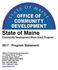 State of Maine Community Development Block Grant Program