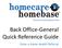 Back Office-General Quick Reference Guide. Enter a Home Health Referral
