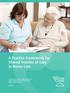 A Practice Framework for Shared Transfer of Care in Home Care