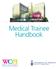 Medical Trainee Handbook