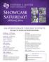 Showcase Saturday! SPRING 2016
