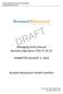 DRAFT. Managing Entity Annual Business Operations Plan FY SUBMITTED AUGUST 1, Broward Behavioral Health Coalition