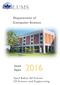 LUMS. Department of Computer Science. Annual Report. Syed Babar Ali School Of Science and Engineering