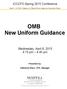 OMB New Uniform Guidance
