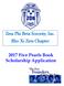 Zeta Phi Beta Sorority, Inc. Rho Xi Zeta Chapter Five Pearls Book Scholarship Application