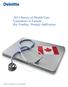 2011 Survey of Health Care Consumers in Canada Key Findings, Strategic Implications