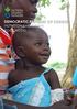 DEMOCRATIC REPUBLIC OF CONGO NUTRITION EMERGENCY POOL MODEL