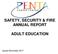 SAFETY, SECURITY & FIRE ANNUAL REPORT ADULT EDUCATION