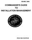 COMMANDER'S GUIDE TO INSTALLATION MANAGEMENT