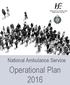 National Ambulance Service. Operational Plan 2016