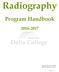 Radiography Program Handbook