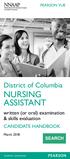 District of Columbia NURSING ASSISTANT