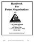 Handbook For Parent Organizations
