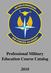 Professional Military Education Course Catalog