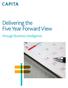 Delivering the Five Year Forward View. through Business Intelligence