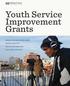 Youth Service Improvement Grants
