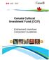 Canada Cultural Investment Fund (CCIF)