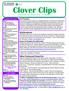 Clover Clips. A newsletter for Johnson County 4-H families. October 2017 Issue. Leader Update. Page Enrollment