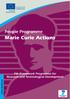 People Programme. Marie Curie Actions. 7th Framework Programme for Research and Technological Development