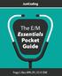 The E/M Essentials Pocket Guide