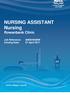 NURSING ASSISTANT Nursing Rowanbank Clinic. Job Reference: N Closing Date: 07 April 2017