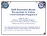 DoD Domestic Abuse Prevention & Victim Intervention Programs
