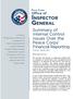 Inspector General. Summary of Internal Control Issues Over the. Peace Corps. Financial Reporting. Office of. Background FISCAL YEAR 2017