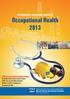 Occupational Health 2013