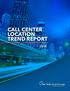 CALL CENTER LOCATION TREND REPORT