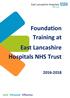 Foundation Training at East Lancashire Hospitals NHS Trust