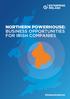 NORTHERN POWERHOUSE: BUSINESS OPPORTUNITIES FOR IRISH COMPANIES