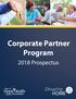 Corporate Partner Program Prospectus