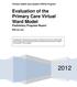 Evaluation of the Primary Care Virtual Ward Model Preliminary Progress Report