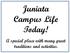 Juniata Campus Life Today! A special place with many great traditions and activities.