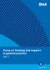 Focus on funding and support in general practice 2017