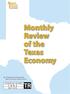 Monthly Review of the Texas Economy May 2012