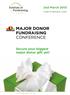 MAJOR DONOR FUNDRAISING CONFERENCE