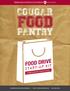 COUGAR FOOD PANTRY FOOD DRIVE START-UP KIT VANCOUVER.WSU.EDU/FOODDRIVE