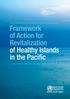 Framework of Action for Revitalization of Healthy Islands in the Pacific