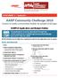 AARP Community Challenge 2018 Grants to make communities livable for people of all ages. SAMPLE Application and Budget Outline