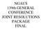 NGAUS 139th GENERAL CONFERENCE JOINT RESOLUTIONS PACKAGE FINAL