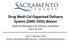 Drug Medi-Cal Organized Delivery System (DMC-ODS) Waiver