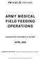 ARMY MEDICAL FIELD FEEDING OPERATIONS