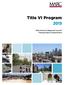 Title VI Program. Mid-America Regional Council Transportation Department