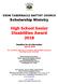 High School Senior Disabilities Award 2018
