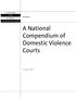 A National Compendium of Domestic Violence Courts