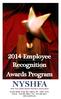 2014 Employee Recognition